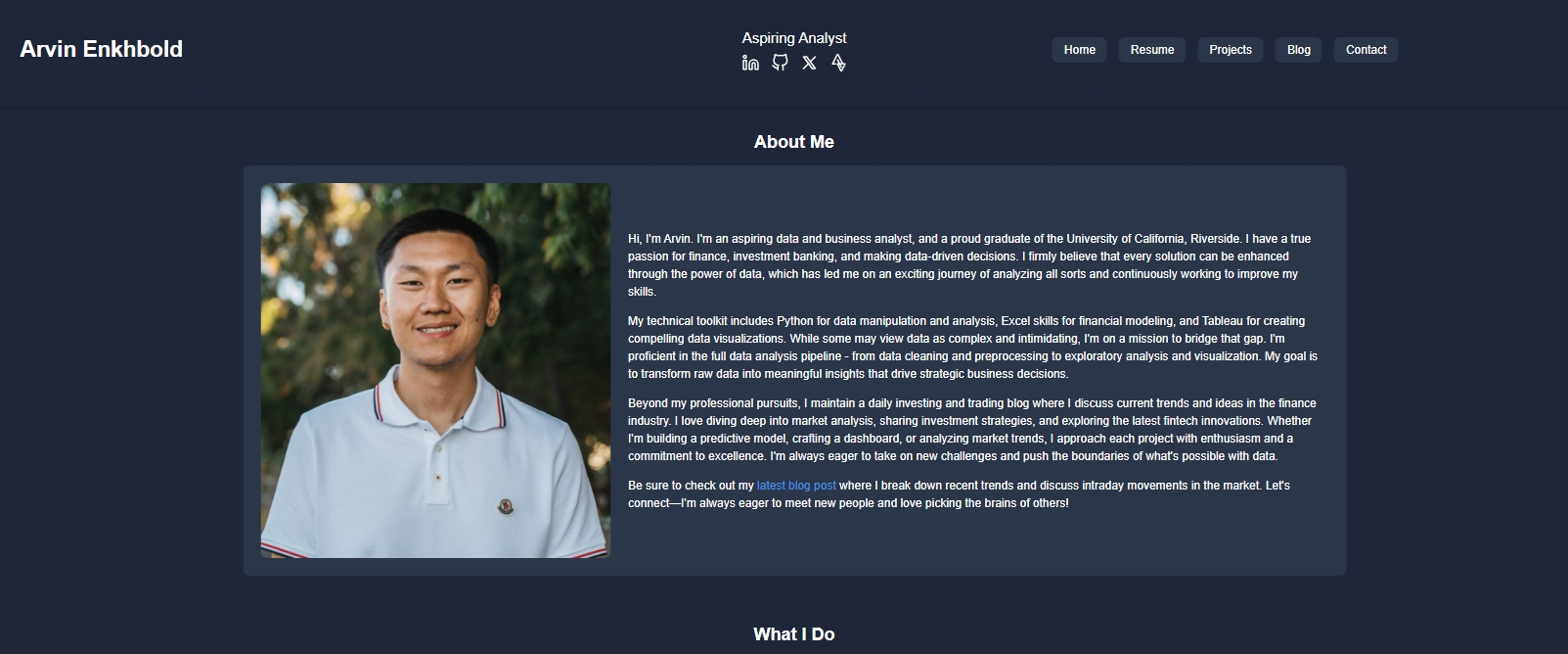 Personal Portfolio Website